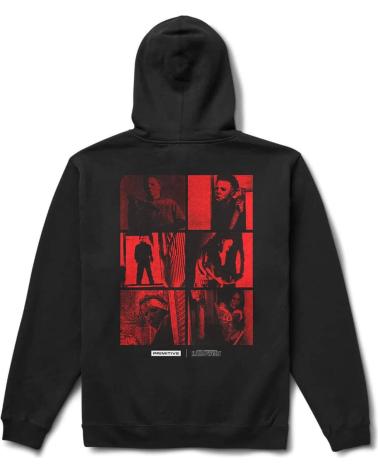 FELPA CON CAPPUCCIO PRIMITIVE FRAMES HOOD NERA
