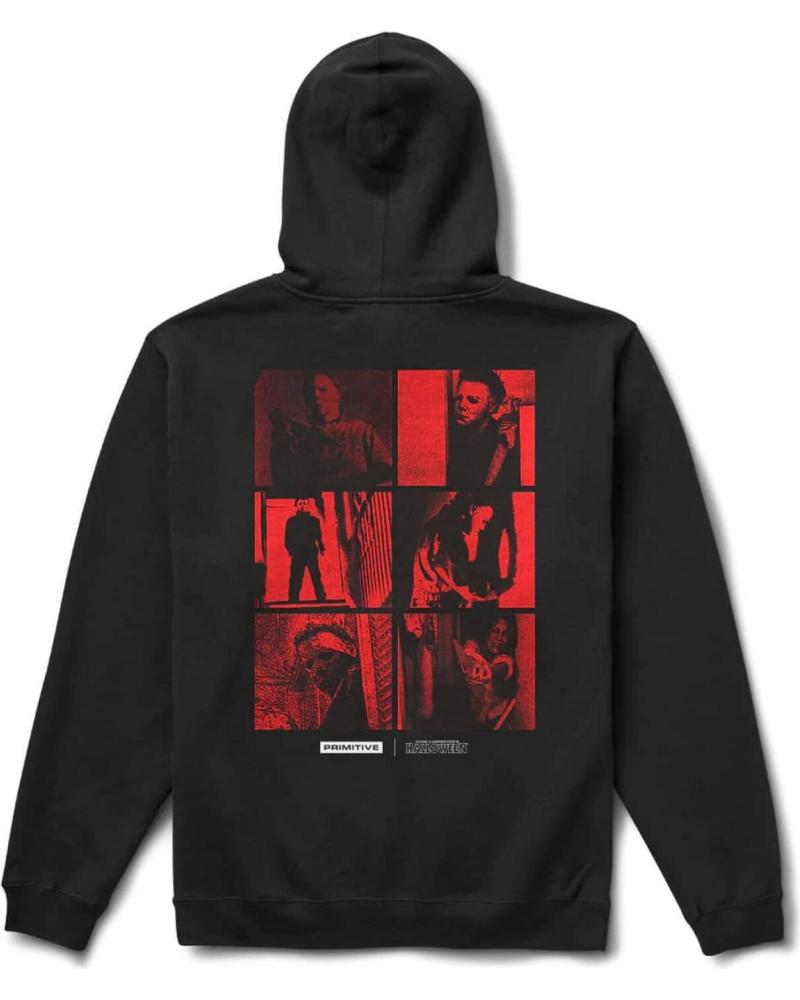 FELPA CON CAPPUCCIO PRIMITIVE FRAMES HOOD NERA