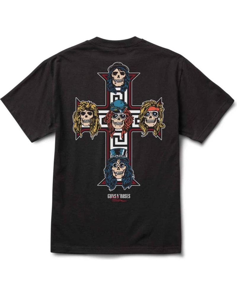 PRIMITIVE CAMISETA X GUNS AND ROSES CROSS TEE NEGRA BLACK