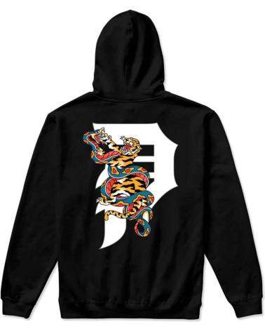 FELPA CON CAPPUCCIO PRIMITIVE TANGLE HOOD NERA