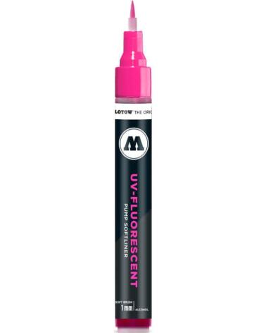 MOLOTOW ROTULADOR GRAFX UV-FLOURESCENT PUMP SOFTLINER 1MM AZUL FLUOR