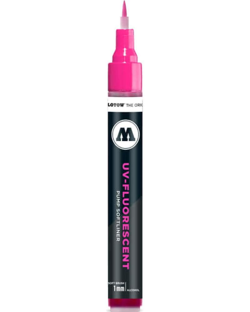 MOLOTOW ROTULADOR GRAFX UV-FLOURESCENT PUMP SOFTLINER 1MM AMARILLO FLUOR