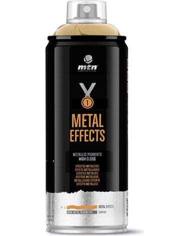 VERNICE SPRAY MONTANA COLORS MTN PRO METALLIC EFFETTO RAME CROMATO LUCIDO COBRE CROMADO