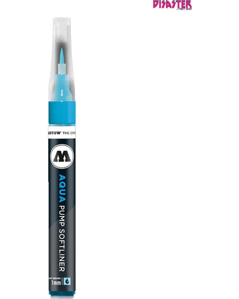 MOLOTOW ROTULADOR ACUARELABLE GRAFX AQUA PUMP SOFTLINER 1MM AZUL PRIMARIO