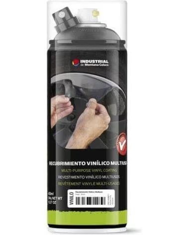 MONTANA COLORS SPRAY MTN PRO INDUSTRIE FLÜSSIGVINYL 400ML ALUMINIUM METALLIC ALUMINIO METALIZADO