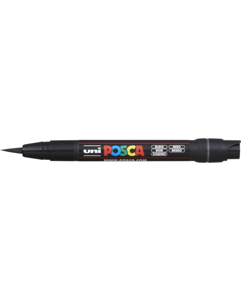 POSCA ROTULADOR PUNTA PINCEL PCF-350 ORO