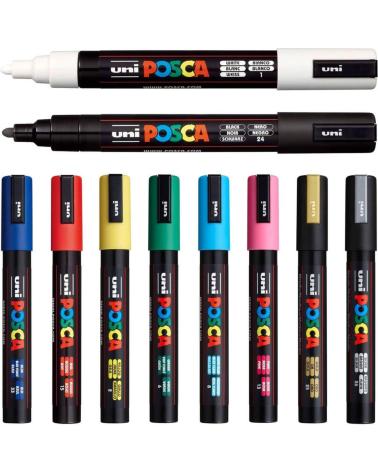 POSCA ROTULADOR MARKER PC-5M VERDE