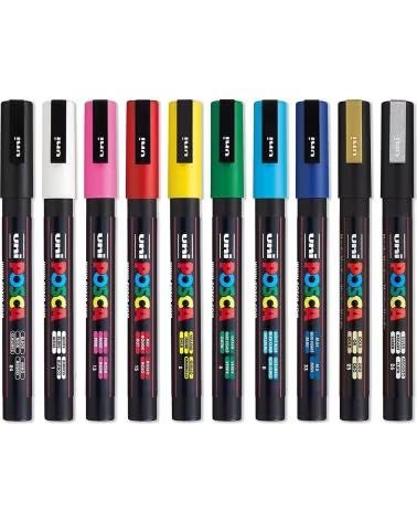 POSCA ROTULADOR MARKER PC-3M PLATA