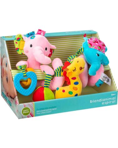 GIOCATTOLO ATTIVITÀ A SPIRALE TOY PLANET CON PELUCHE MULTICOLORI PER NEONATO MULTICOLOR