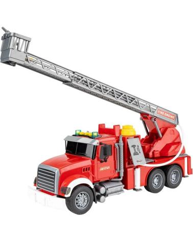 TOY PLANET TOY FIRE TRUCK WITH EXTENDABLE LADDER MULTICOLOR
