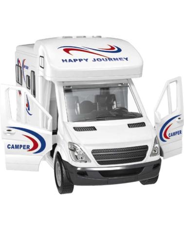 TOY PLANET SPIELZEUG-WOHNMOBIL MIT TÜREN UND AUFKLAPPBAREM DACH MULTICOLOR
