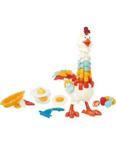 TOY PLANET STAPELHUHN SPIEL MIT FARBBLÖCKEN MULTICOLOR