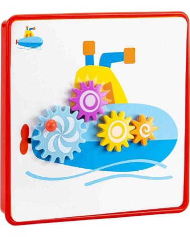TOY PLANET AUSTAUSCHBARES ZAHNRADSPIEL KREATIVE RÄTSEL MEHRFARBIG MULTICOLOR