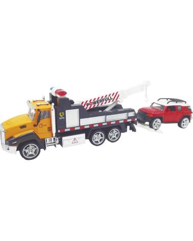 TOY PLANET SET DE VEHÍCULOS DE JUGUETE: GRÚA DE REMOLQUE CON COCHE - MODELOS SURTIDOS MULTICOLOR