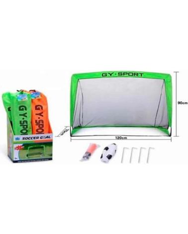 TOY PLANET KIDS FOLDABLE SOCCER GOAL WITH BALL AND ACCESSORIES - MULTICOLOR MULTICOLOR