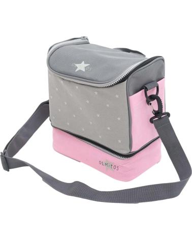 BOLSA TÉRMICA PORTA ALIMENTOS OLMITOS ROSA ROSA