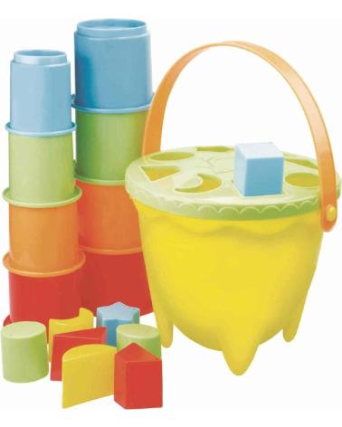 TOY PLANET STACKING AND SHAPE SORTER GAME MULTICOLOR MULTICOLOR