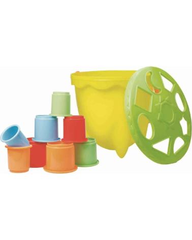 TOY PLANET STAPELSPIEL UND FORMENSORTIERER MEHRFARBIG MULTICOLOR