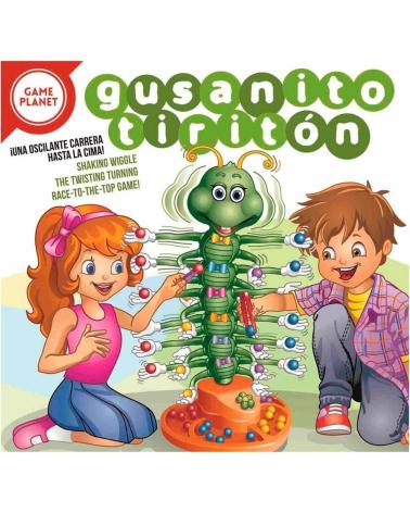 TOY PLANET WOBBLY WORM BOARD GAME FAMILY EDITION MULTICOLOR