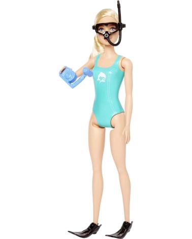 BARBIE MEERESFORSCHERIN MIT TAUCHZUBEHÖR UND KOFFER - MATTEL MULTICOLOR