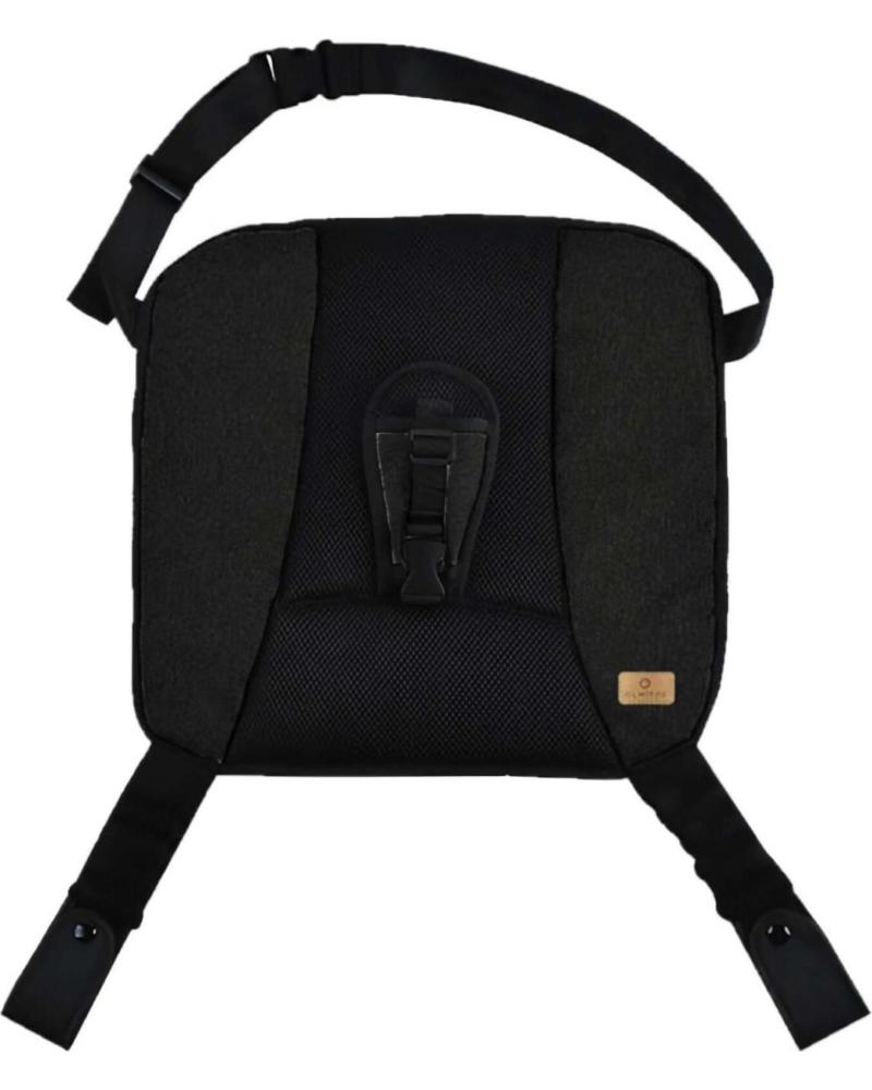 SEGGIOLINO RIALZO PORTATILE OLMITOS PER BAMBINI NERO DA VIAGGIO NEGRO