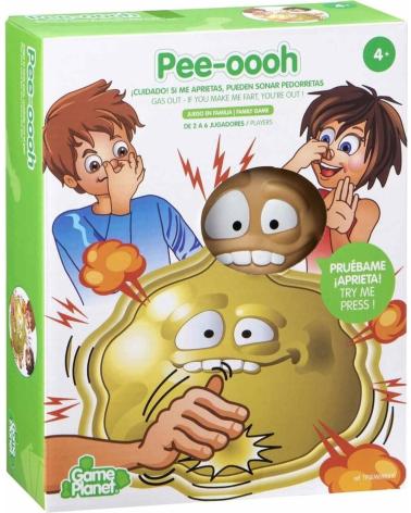 TOY PLANET PEE-OOH GIOCO DA TAVOLO DIVERTENTE PER BAMBINI +4 ANNI MULTICOLOR
