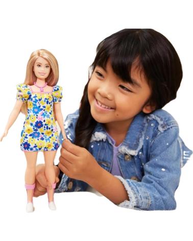 BARBIE MATTEL GAMES PUPPE MIT BLUMENKLEID MEHRFARBIG MULTICOLOR