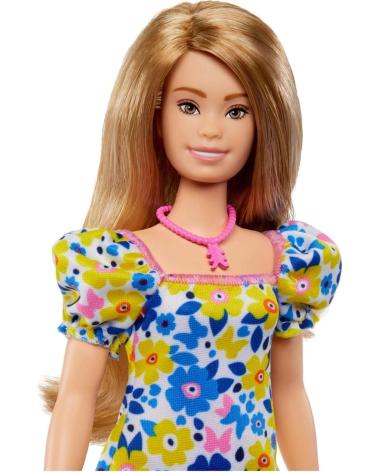 BARBIE MATTEL GAMES PUPPE MIT BLUMENKLEID MEHRFARBIG MULTICOLOR