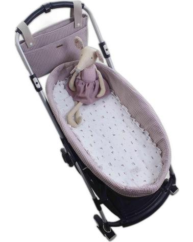 CUSCINO PASSEGGINO UZTURRE PER CARROZZINA NEONATO - ROSA ROSA