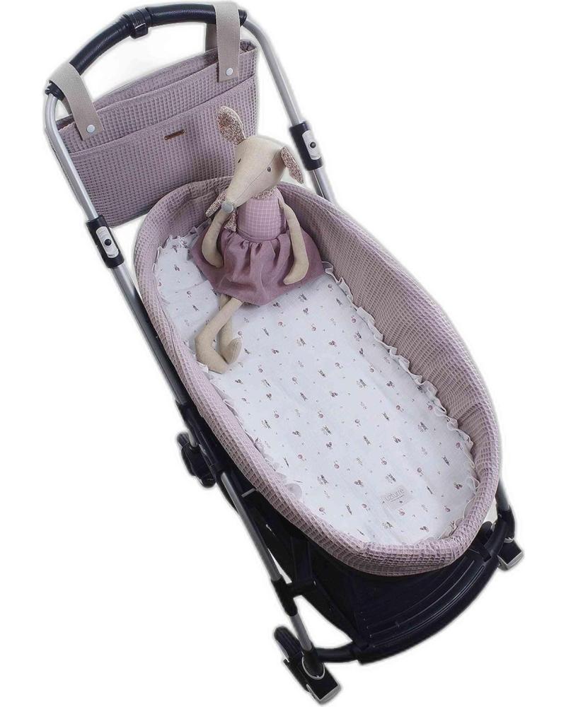 CUSCINO PASSEGGINO UZTURRE PER CARROZZINA NEONATO - ROSA ROSA