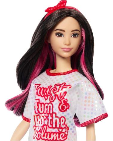 BAMBOLA MATTEL GAMES FASHIONISTA CON MÈCHES ROSA MULTICOLOR