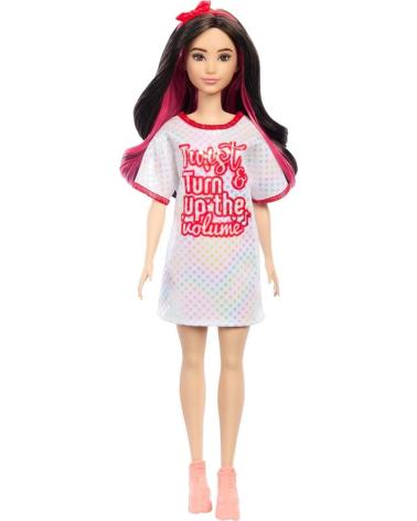 BAMBOLA MATTEL GAMES FASHIONISTA CON MÈCHES ROSA MULTICOLOR