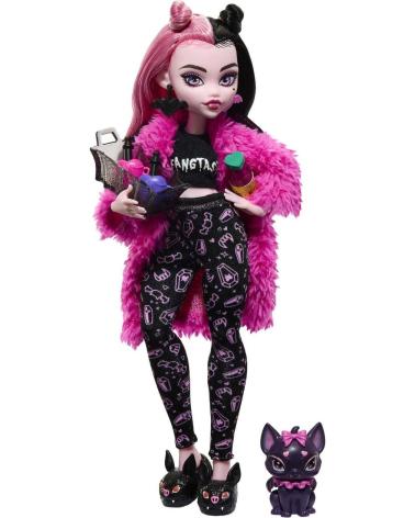 BAMBOLA MONSTER HIGH DRACULAURA CON ANIMALE DOMESTICO E ACCESSORI MATTEL GAMES MULTICOLOR