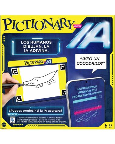 MATTEL GAMES PICTIONARY AIR: GIOCO DA TAVOLO DI DISEGNO CON REALTÀ AUMENTATA MULTICOLOR