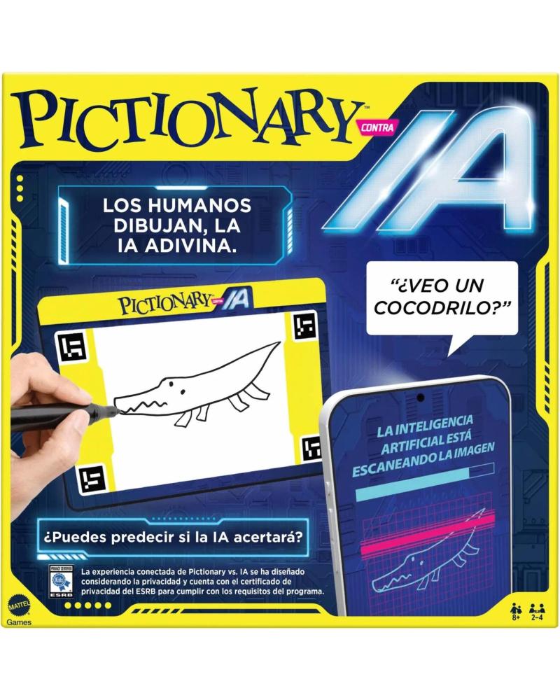 MATTEL GAMES PICTIONARY AIR: ZEICHENBRETTSPIEL MIT AUGMENTED REALITY MULTICOLOR