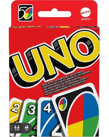 MATTEL GAMES UNO - GIOCO DI CARTE CLASSICO FAMILIARE MULTICOLORE MULTICOLOR