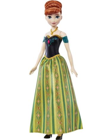 BAMBOLA PRINCIPESSA ANNA FROZEN MATTEL GAMES CON ABITO CLASSICO CANTANTE MULTICOLOR
