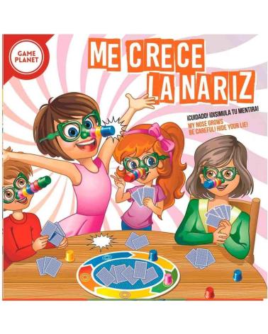 GIOCO DA TAVOLO MI CRESCE IL NASO - DIVERTIMENTO FAMILIARE TOY PLANET MULTICOLOR
