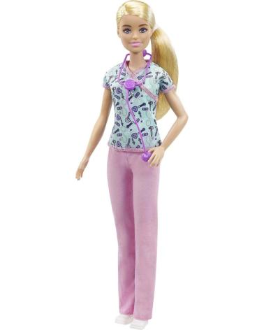 BAMBOLA BARBIE DOTTORESSA MATTEL GAMES - SCOPRI IL MONDO DELLE PROFESSIONI MULTICOLOR