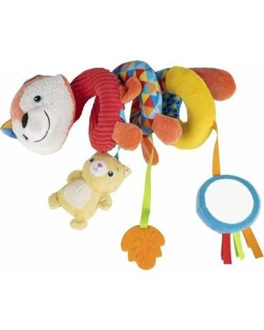 TOY PLANET SPIRALE ATTIVITÀ ANIMALETTI PER NEONATI MULTICOLOR