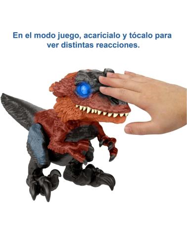 FIGURA INTERATTIVA DINOSAURO RAPTOR MATTEL GAMES MULTICOLORE MULTICOLOR