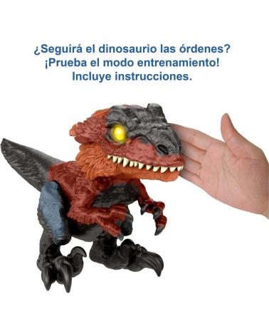 FIGURA INTERATTIVA DINOSAURO RAPTOR MATTEL GAMES MULTICOLORE MULTICOLOR