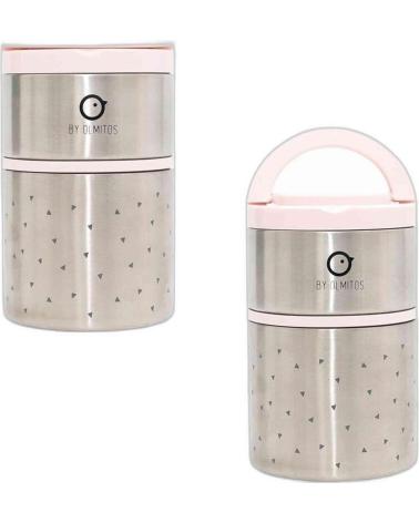 TERMO FIAMBRERA TÉRMICA OLMITOS PARA BEBÉ ROSA ROSA