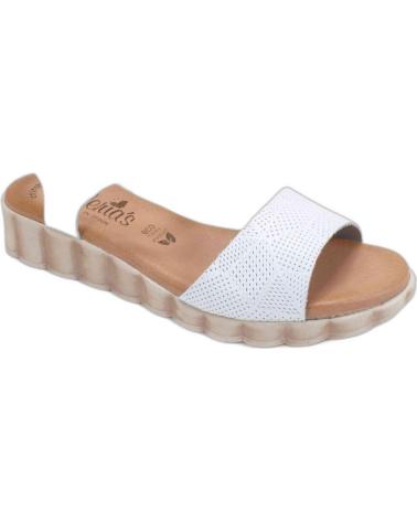 SANDALIA DE PALA BLANCA OLMITOS BLANCO