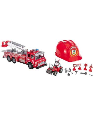 SET CAMION DEI POMPIERI TOY PLANET CON ACCESSORI ROSSO ROJO