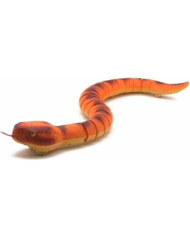 FERNGESTEUERTE SCHLANGE TOY PLANET RC - REALISTISCHES ORANGES SPIELZEUG NARANJA