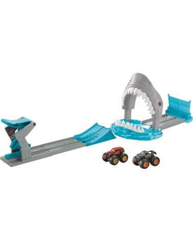 PISTE DE VOITURES REQUIN AVEC MONSTER TRUCKS TOY PLANET MULTICOLOR