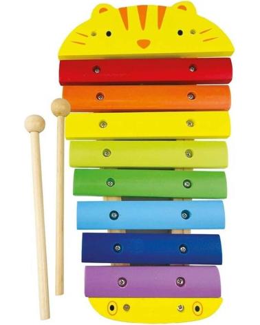 XYLOPHONE MUSICAL ENFANT TOY PLANET MULTICOLORE AVEC DESIGN CHAT MULTICOLOR