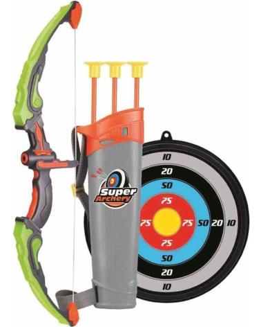 SET DE TIR À L'ARC TOY PLANET ENFANT MULTICOLORE AVEC CIBLE ET CARQUOIS MULTICOLOR