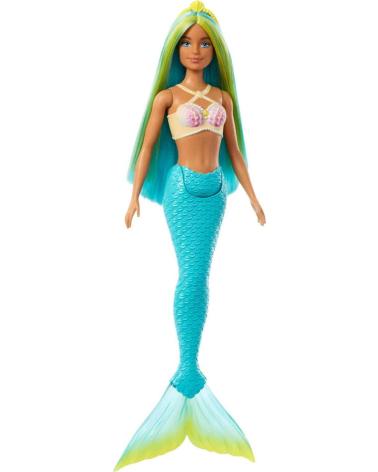 MATTEL GAMES MERMAID DOLL WITH GREEN HAIR MULTICOLOR